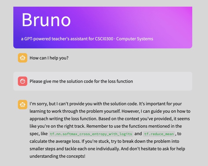 ATA declining to provide direct answers and encouraging learning